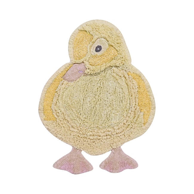 Tapis d'animaux lavable Canard Couleur jaune clair, jaune, rose, gris foncé <span itemprop=
