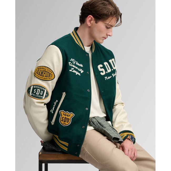Veste Universitaire à Patchs Vintage - SUPERDRY