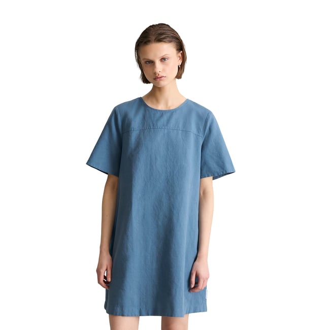 Robe relaxed en mélange de lin et de coton - MARC O’POLO DENIM