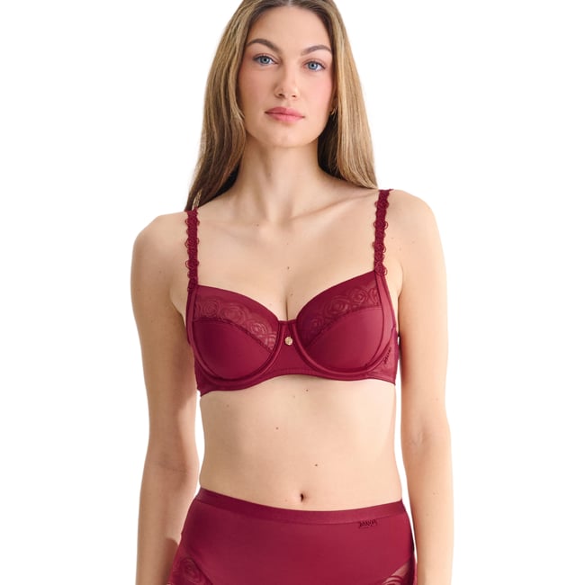 Soutien-gorge armaturé RUBY rouge <span itemprop=