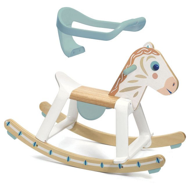 Cheval a bascule bleu shop