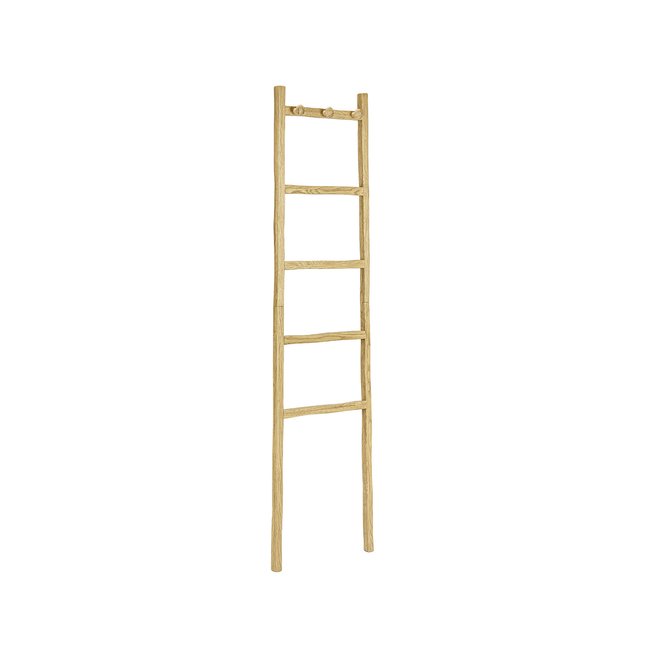 Echelle porte serviette 170cm en chêne massif OFICIO Couleur chêne <span itemprop=