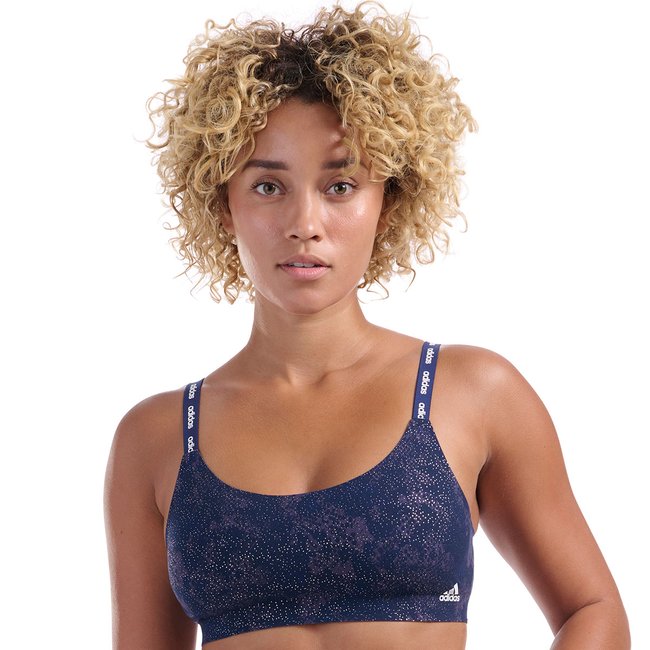 Brassière sport, MICRO FREE CUT bleu <span itemprop=