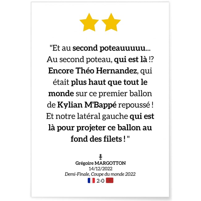 Affiche Encore Théo Couleur blanc <span itemprop=