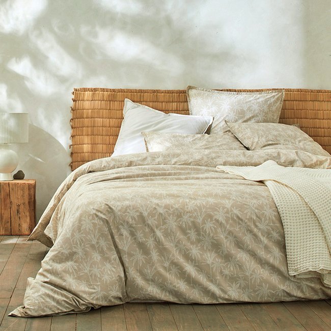 Housse de couette 100% percale de coton organic GOA - NAF NAF HOME