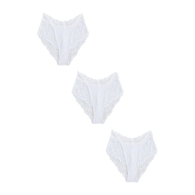 Culotte en dentelle ultra confort, lot de 3 - NEXT