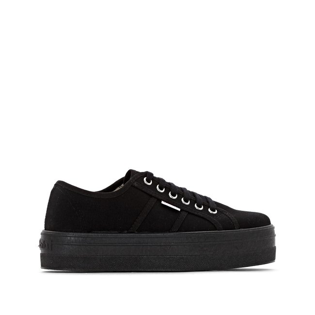 Baskets en toile noir <span itemprop=