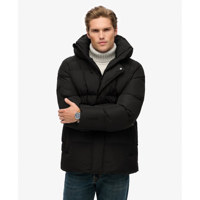 Doudoune Sport Mi-longue à Capuche - SUPERDRY