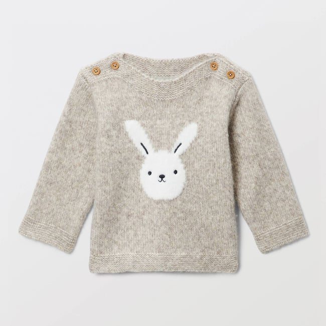 Pull col bateau intarsia beige chine <span itemprop=