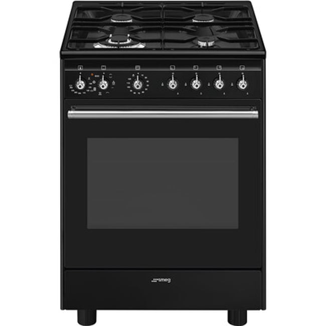 Piano de cuisson gaz 4 feux 60 cm noir noir brillant <span itemprop=