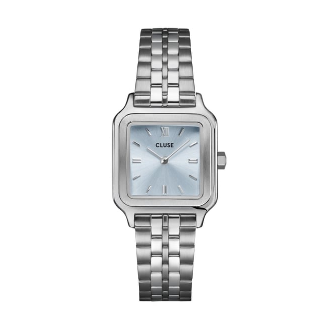 Montre Analogique  GRACIEUSE PETITE argenté bleu argenté <span itemprop=