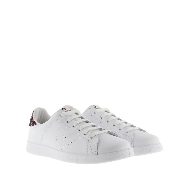 Deportivo Piel Trainers, white, VICTORIA