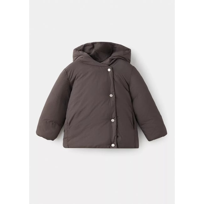 Anorak à capuche chocolat <span itemprop=