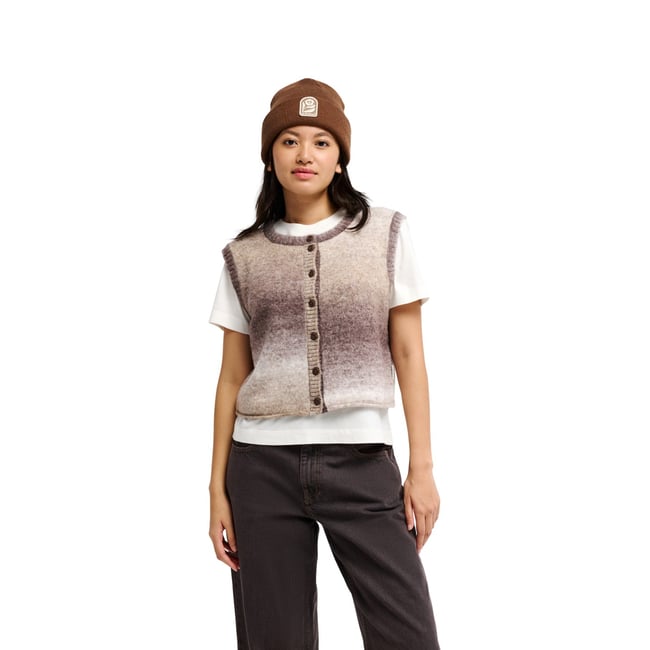 Pull sans manches ISLAY TANK GRADIENT beige pine bark gradient <span itemprop=