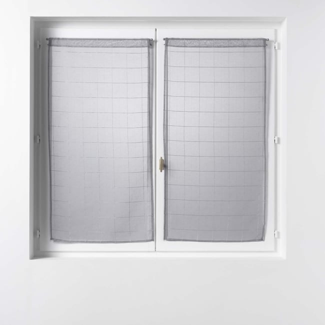 Paire Voilage Collection Carreaux - EDEN