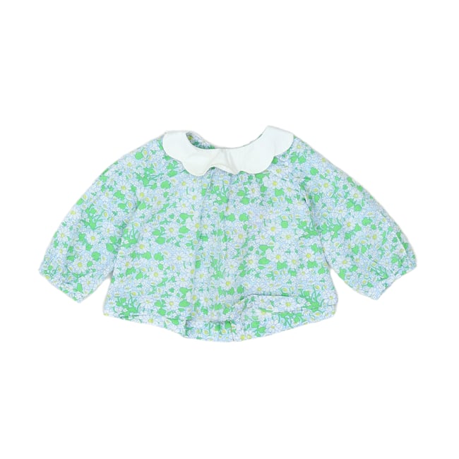 Blouse bébé - Très bon état vert <span itemprop=