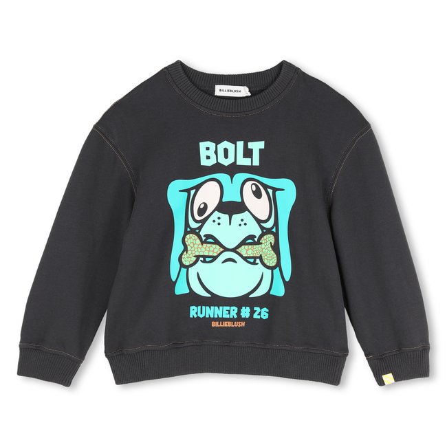 Sweat col rond dark grey <span itemprop=