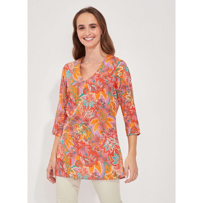 Tunique voile de coton bio LAURIE - LA FIANCÉE