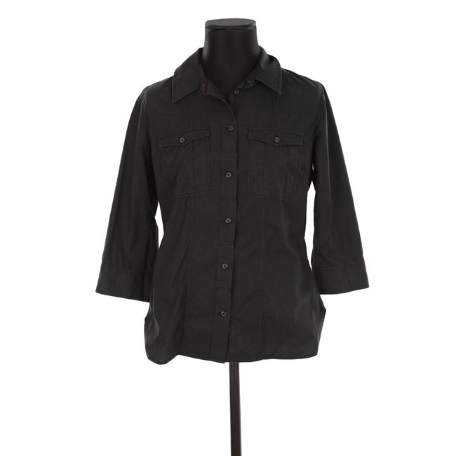 Chemise en coton - Très Bon État noir <span itemprop=