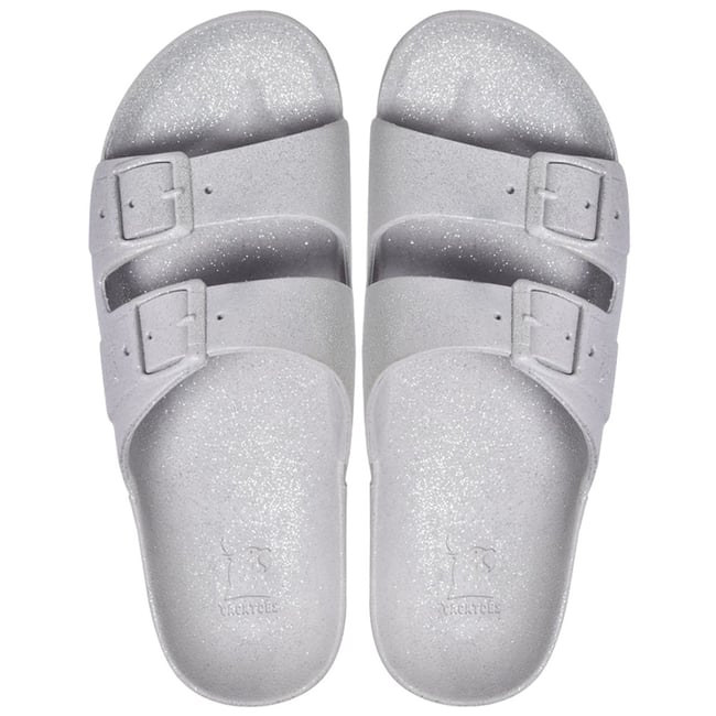 Sandales plates Enfant CARIOCA gris <span itemprop=