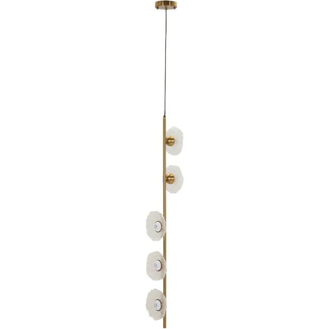 Suspension verticale en verre sculpté GLAM - RECOLLECTION