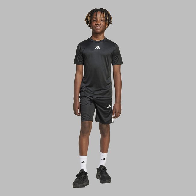 Ensemble short 7/8-15/16 ans noir <span itemprop=