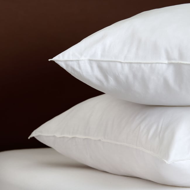 Oreiller Douceur Coton Moelleux – Blanc des Prés Couleur blanc <span itemprop=