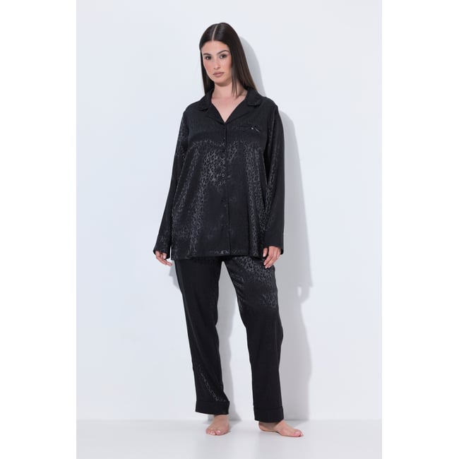 Pyjama TruYou, motif léopard noir <span itemprop=