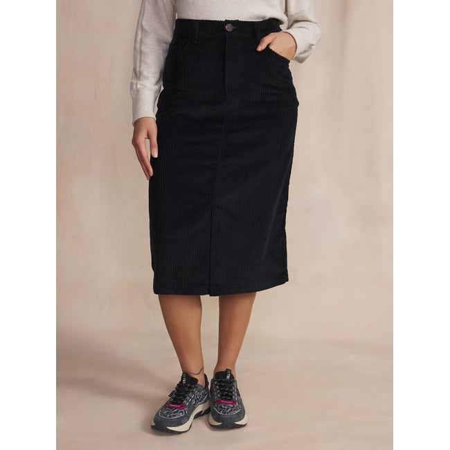 Jupe longue PATSYJUP marine <span itemprop=
