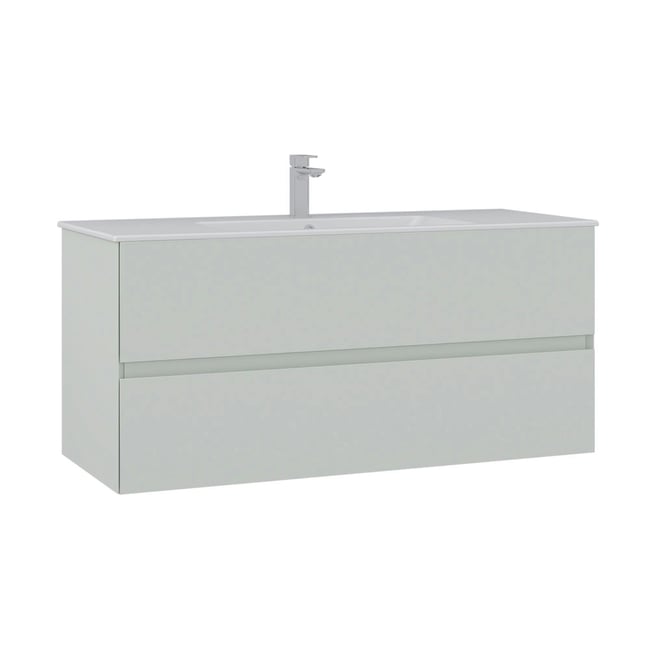 Meuble vasque suspendu 121 cm 2 tiroirs OCEA - PIER IMPORT