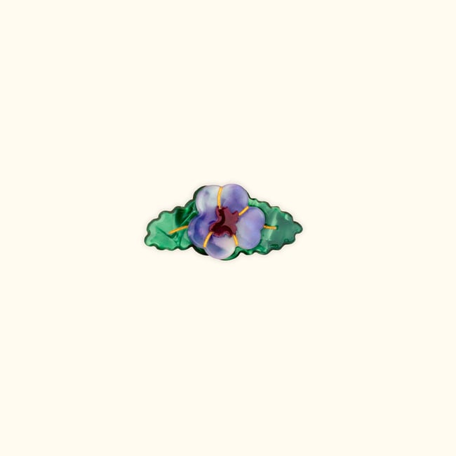 Barrette PENSEE violet <span itemprop=