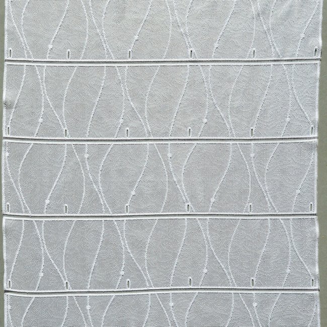 Modulable vague en maille blanc <span itemprop=