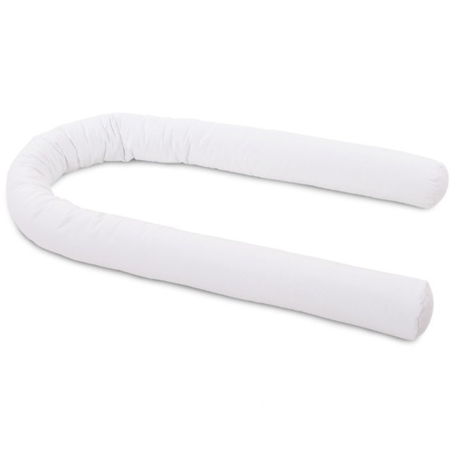 Tour de lit traversin pour Cododo  180 x 9 blanc <span itemprop=
