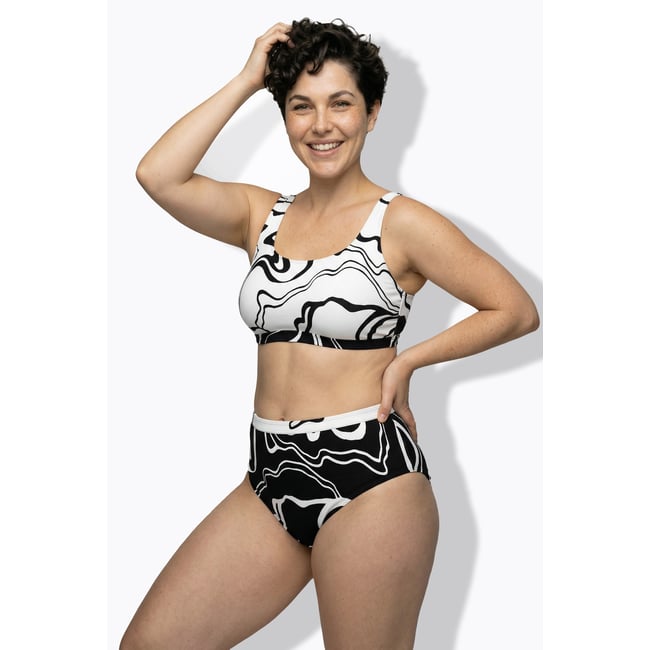 Bikini avec bonnets souples noir <span itemprop=