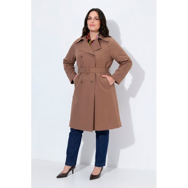 Trench-coat marron <span itemprop=