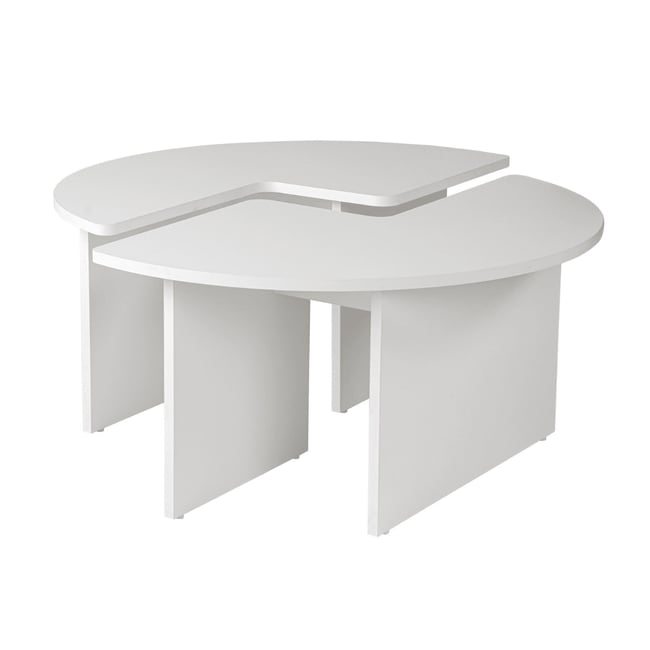 Lot de 2 tables basses L90 cm - MOIRA - CALICOSY