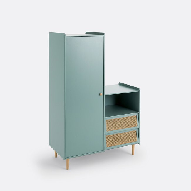 Penderie/étagère, Taga Couleur vert grisé <span itemprop=