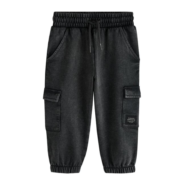 Pantalon de jogging fonctionnel délavage gris <span itemprop=