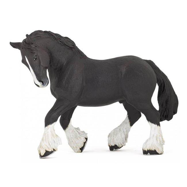 Figurine Etalon shire noir noir <span itemprop=