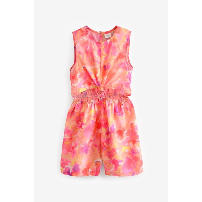 Combi-short avec nœud torsadé jaune <span itemprop=