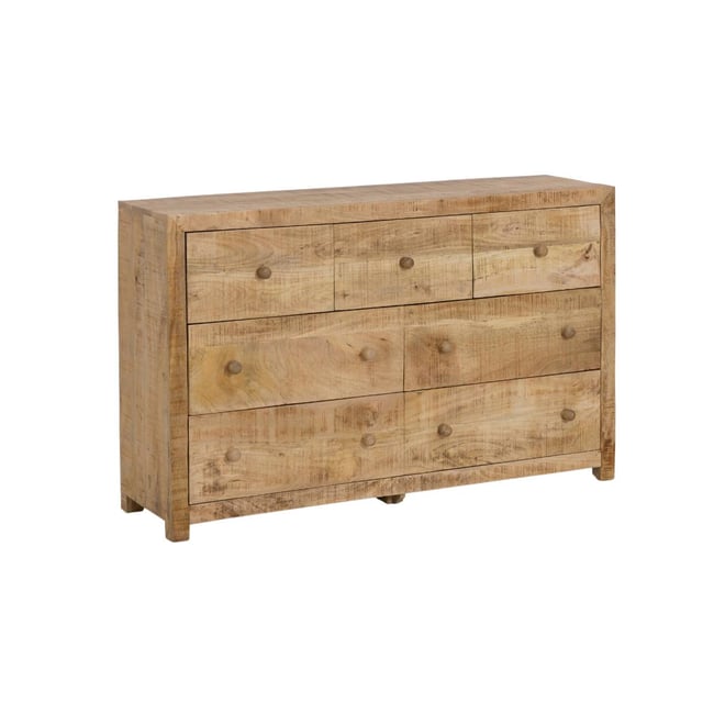 Commode en bois de manguier SADIE Couleur bois clair <span itemprop=