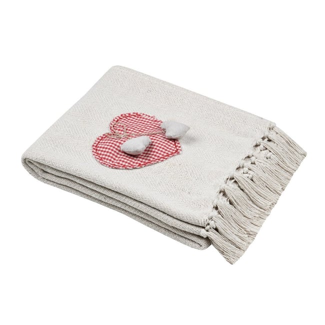 Plaid 125x150  Marianne coton v002235 <span itemprop=