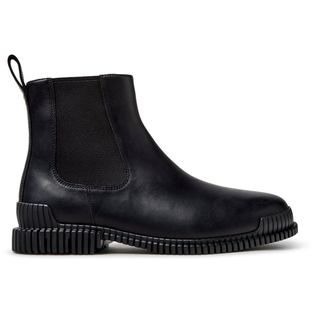 Bottines Pix Smooth Leather noir 001 <span itemprop=