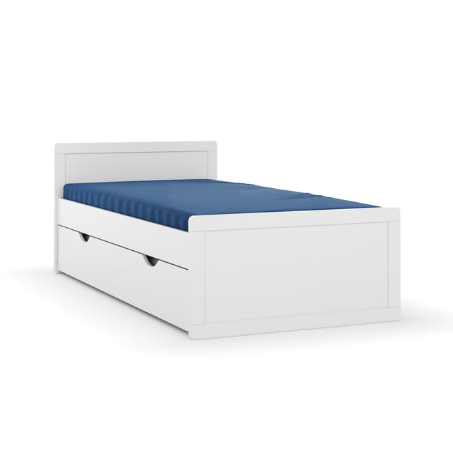 Pack lit enfant gigogne avec matelas Bois massif  PETER - AKITEN RETAIL