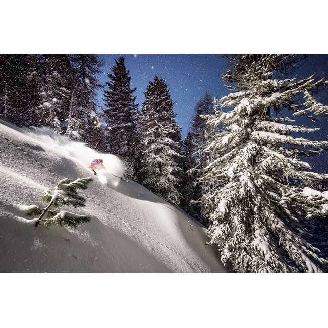 Tableau freeride ski session - HEXOA