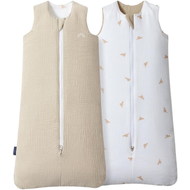 Gigoteuse réversible 4 saisons beige <span itemprop=