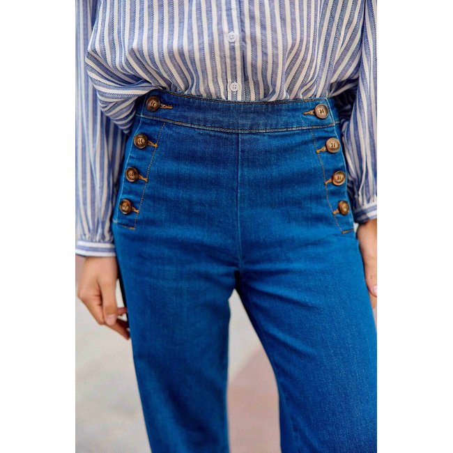 Jeans com ponte, PAULIE B ganga <span itemprop=