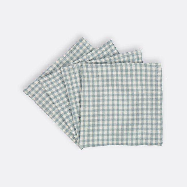Confezione da 4 fasce cotone garzato, 45x45 cm, Croizic - LA REDOUTE INTERIEURS