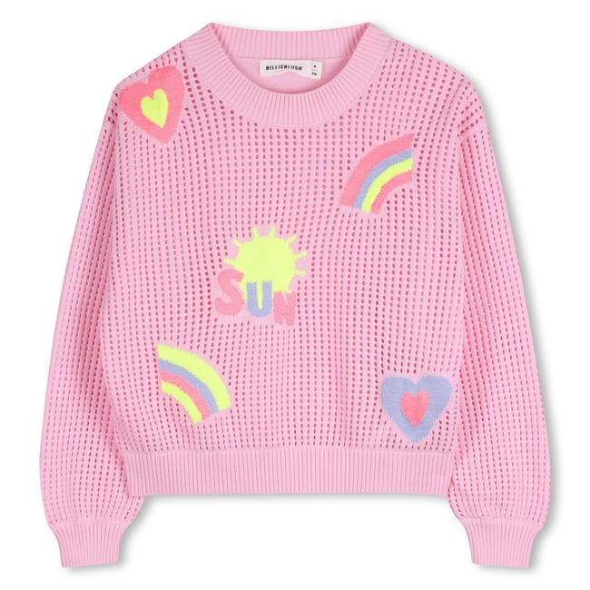 Pull en maille nosegay <span itemprop=