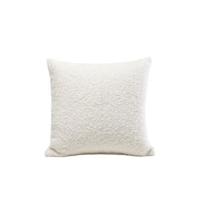 Housse de coussin en Bouclette à l'aspect laineux  LEONARD - MADURA